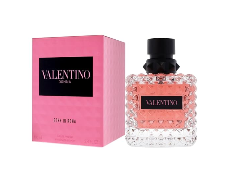 Valentino Donna Born In Roma EDP bottle and pink box front