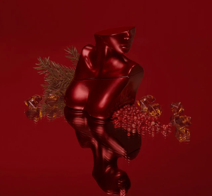 Billie Eilish Eilish No. 3 EDP red lifestyle shot