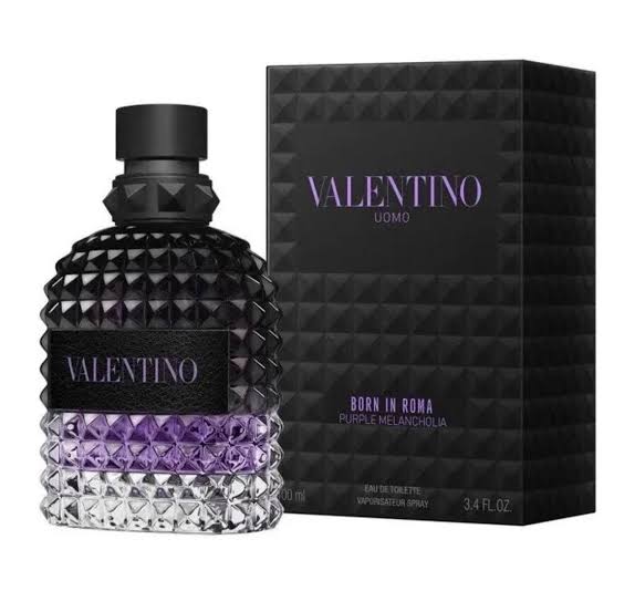 Valentino Uomo Born in Roma Purple Melancholia EDT 3.4oz 100ml Men's Cologne