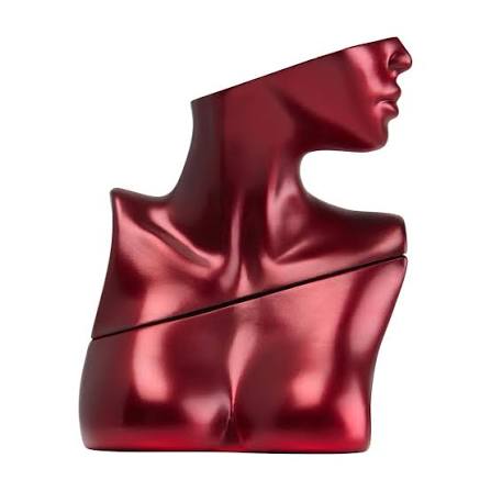Billie Eilish Eilish No. 3 EDP red sculpted bottle front view